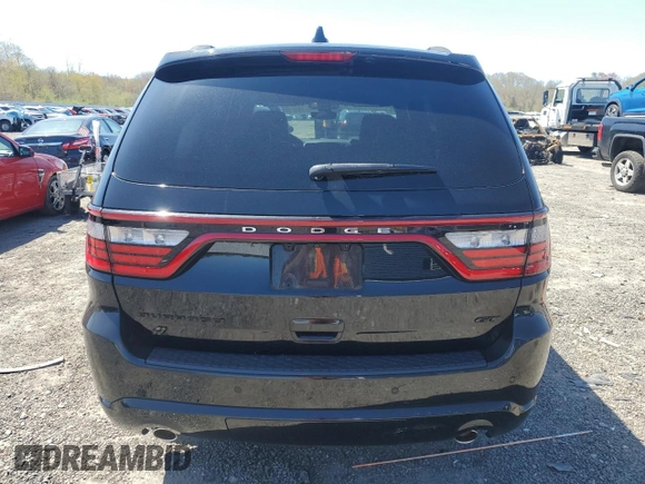 2019 Dodge Durango GT Plus with VIN 1C4RDJDGXKC536206, listed as a Copart auction lot 54305345 with 60,419 mi miles and Salvage title. Bid and sale history available at DreamBid. Image 6.