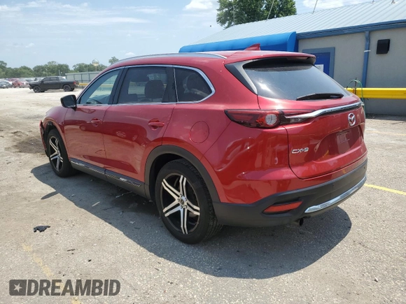 2016 Mazda CX-9 Grand Touring with VIN JM3TCADY6G0105783, listed as a Copart auction lot 63975195 with 135,972 mi miles and Salvage title. Bid and sale history available at DreamBid. Image 2.