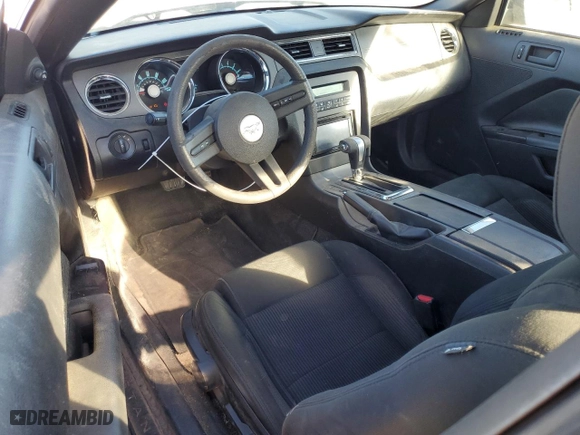 2010 Ford Mustang V6 with VIN 1ZVBP8AN6A5168546, listed as a Copart auction lot 46591655 with 116,248 mi miles and Salvage Title. Bid and sale history available at carsss.com. Image 8.