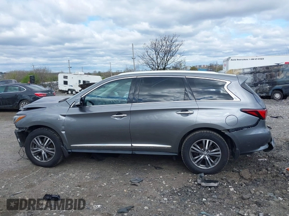 2020 Infiniti QX60 Luxe with VIN 5N1DL0MM1LC506649, listed as a IAAI auction lot 42040390 with 53,185 mi miles and . Bid and sale history available at DreamBid. Image 15.