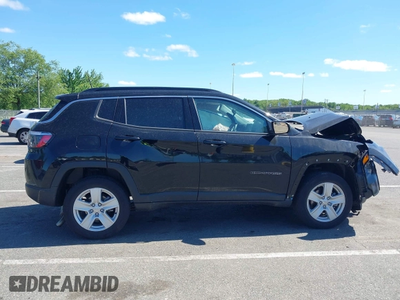 2022 Jeep Compass Latitude с VIN 3C4NJDBB4NT151989, выставлен на аукционе IAAI как лот 42297583 с пробегом 20 352 миль миль и . История ставок и продаж доступна на DreamBid. Изображение 13.