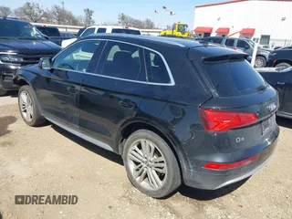 2018 Audi Q5 Premium Plus with VIN WA1BNAFY2J2080270, listed as a IAAI auction lot 41718523 with 115,643 mi miles. Bid and sale history available at carsss.com. Image 3.