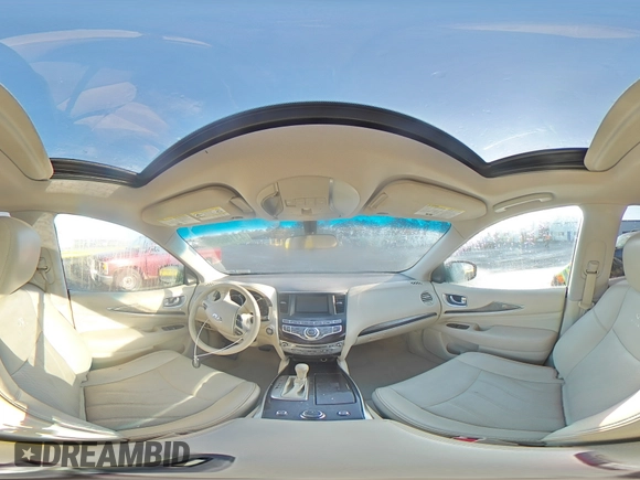 2013 Infiniti JX35 with VIN 5N1AL0MM9DC304341, listed as a Copart auction lot 43156525 with 32,577 mi miles and Salvage Title. Bid and sale history available at carsss.com. Image 13.