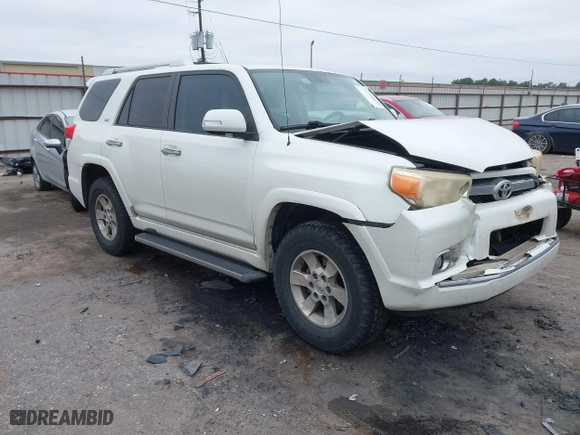 2010 Toyota 4Runner SR5 with VIN JTEZU5JR3A5012665, listed as a IAAI auction lot 41380625 with 603,729 mi miles. Bid and sale history available at carsss.com. Image 1.