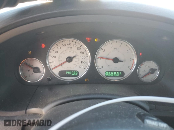 2006 Chrysler Town & Country LWB Limited with VIN 2A8GP64L26R762335, listed as a Copart auction lot 85253094 with 190,780 mi miles and Salvage Title. Bid and sale history available at carsss.com. Image 9.