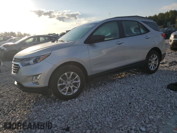 2020 Chevrolet Equinox LS z VIN 2GNAXSEV9L6222054, wystawiony jako Copart lot #70591174 z przebiegiem Nie podano mil oraz Czysty tytuł • Clean title. Historia ofert i sprzedaży dostępna na DreamBid. Obrazek 1.