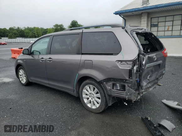 2016 Toyota Sienna Limited with VIN 5TDDK3DC8GS130925, listed as a Copart auction lot 60163985 with 157,507 mi miles and Salvage title. Bid and sale history available at DreamBid. Image 2.
