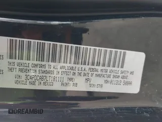 2020 Dodge Journey SE Value with VIN 3C4PDCAB7LT181111, listed as a IAAI auction lot 41607296 with 67,115 mi miles and . Bid and sale history available at DreamBid. Image 9.