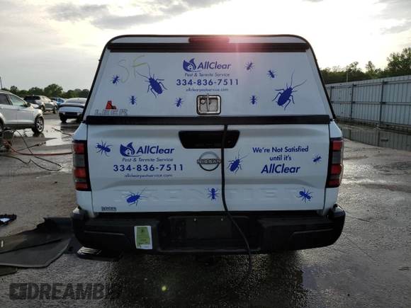 2024 Nissan Frontier S with VIN 1N6ED1CL7RN670390, listed as a Copart auction lot 53747085 with 2,573 mi miles and Salvage title. Bid and sale history available at DreamBid. Image 6.