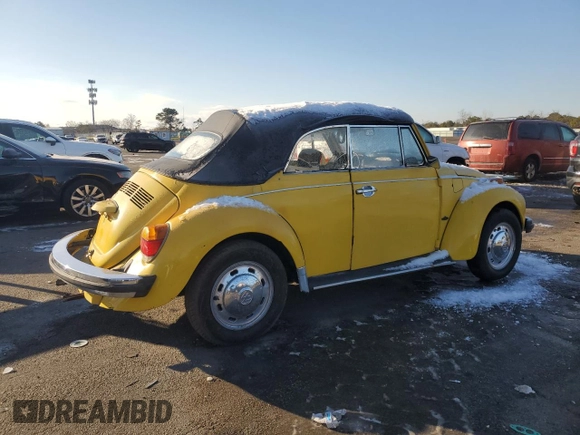 1976 Volkswagen Beetle with VIN 1562175467, listed as a Copart auction lot 41913705 with 14,471 mi miles and Clean Title. Bid and sale history available at DreamBid. Image 3.
