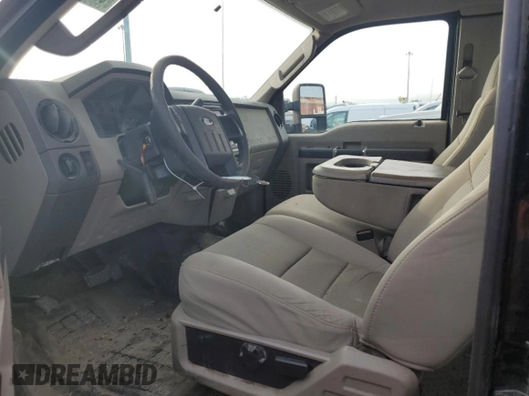 2008 Ford F-250 XL with VIN 1FTSX21568ED72693, listed as a Copart auction lot 63564855 with 268,393 mi miles and Salvage title. Bid and sale history available at DreamBid. Image 7.