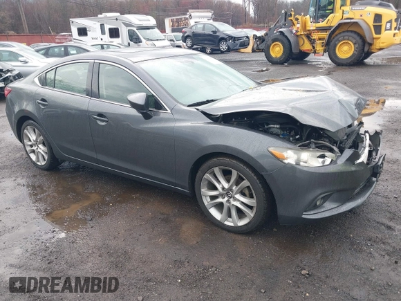 2014 Mazda Mazda6 i Touring with VIN JM1GJ1V6XE1138483, listed as a IAAI auction lot 41956426 with 91,294 mi miles. Bid and sale history available at carsss.com. Image 1.