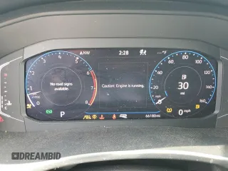 2021 Volkswagen Atlas SEL Premium R-Line with VIN 1V2FE2CA3MC206055, listed as a Copart auction lot 60788985 with 66,180 mi miles and Salvage title. Bid and sale history available at DreamBid. Image 9.