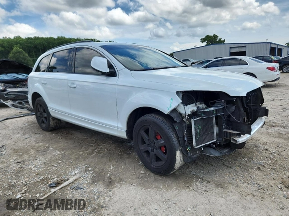 2014 Audi Q7 Premium Plus z VIN WA1LGAFE3ED003650, wystawiony jako Copart lot #64277325 z przebiegiem 167 169 mil mil oraz Szkoda całkowita • Salvage title. Historia ofert i sprzedaży dostępna na DreamBid. Obrazek 4.