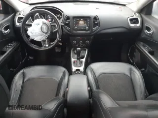 2018 Jeep Compass Latitude with VIN 3C4NJDBB4JT185747, listed as a Copart auction lot 45090375 with 87,419 mi miles and Clean Title. Bid and sale history available at DreamBid. Image 8.