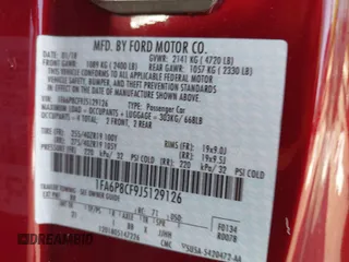2018 Ford Mustang GT с VIN 1FA6P8CF9J5129126, выставлен на аукционе IAAI как лот 41794496 с пробегом 84 934 миль миль и . История ставок и продаж доступна на DreamBid. Изображение 9.