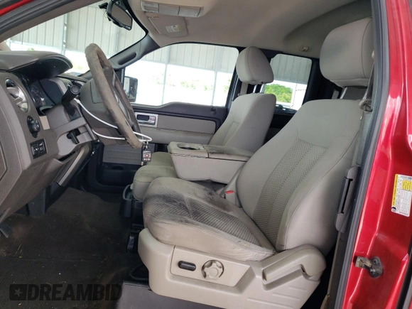 2010 Ford F-150 XL with VIN 1FTFX1EV4AKE15909, listed as a Copart auction lot 58553515 with 126,257 mi miles and Salvage title. Bid and sale history available at DreamBid. Image 7.