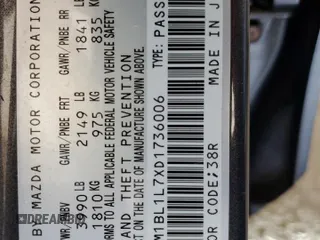 2013 Mazda 3 i Touring with VIN JM1BL1L7XD1736006, listed as a Copart auction lot 60074085 with 118,970 mi miles and Salvage title. Bid and sale history available at DreamBid. Image 13.