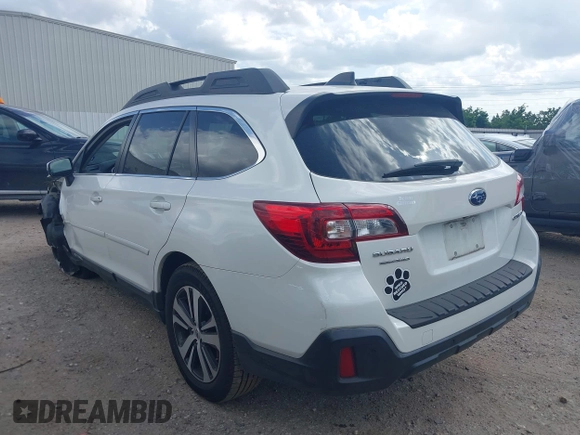 2019 Subaru Outback Limited with VIN 4S4BSANC9K3218141, listed as a IAAI auction lot 42454290 with 62,231 mi miles and . Bid and sale history available at DreamBid. Image 3.