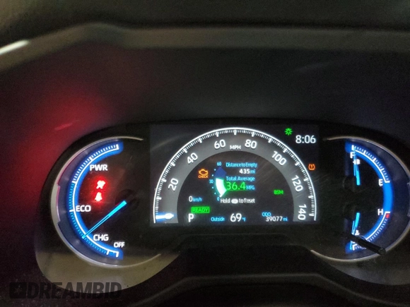 2022 Toyota RAV4 Hybrid XSE with VIN 4T3E6RFV1NU096090, listed as a Copart auction lot 53602885 with 39,077 mi miles and Clean title. Bid and sale history available at DreamBid. Image 9.