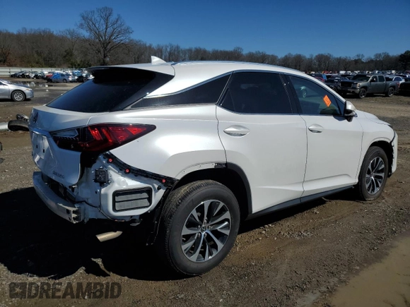 2022 Lexus RX with VIN 2T2HZMAA7NC260136, listed as a Copart auction lot 45902085 with 35,339 mi miles and Salvage Title. Bid and sale history available at carsss.com. Image 3.