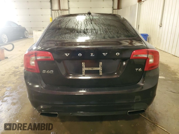 2015 Volvo S60 T6 Drive-E with VIN YV149MFK4F1349232, listed as a Copart auction lot 42994095 with 159,715 mi miles and Salvage Title. Bid and sale history available at carsss.com. Image 6.