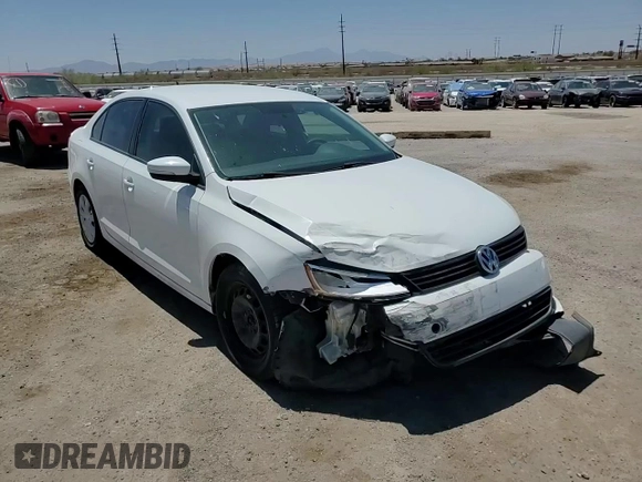 2014 Volkswagen Jetta SE with VIN 3VWD17AJ0EM267333, listed as a Copart auction lot 57684255 with 130,141 mi miles and Salvage title. Bid and sale history available at DreamBid. Image 14.