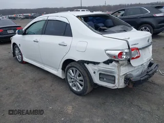 2011 Toyota Corolla L with VIN 2T1BU4EE8BC681039, listed as a IAAI auction lot 41798321 with 195,583 mi miles. Bid and sale history available at carsss.com. Image 3.