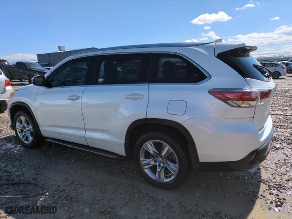 2014 Toyota Highlander Limited with VIN 5TDDKRFH3ES026917, listed as a Copart auction lot 48786845 with 92,859 mi miles and Salvage Title. Bid and sale history available at carsss.com. Image 2.