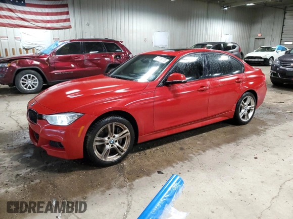 2015 BMW 3 Series 335i xDrive with VIN WBA3B9G54FNR94397, listed as a Copart auction lot 57778775 with 163,748 mi miles and Clean title. Bid and sale history available at DreamBid. Image 1.