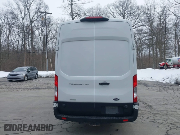 2020 Ford Transit Cargo with VIN 1FTBW3XG0LKB42773, listed as a IAAI auction lot 41564980 with 57,124 mi miles and . Bid and sale history available at carsss.com. Image 16.