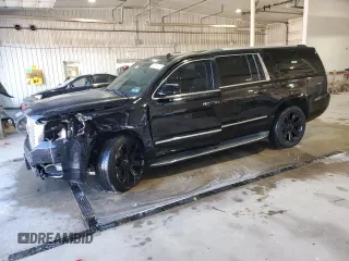 2015 GMC Yukon XL Denali with VIN 1GKS2JKJ9FR177458, listed as a Copart auction lot 51299055 with 208,296 mi miles and Salvage Title. Bid and sale history available at carsss.com. Image 1.