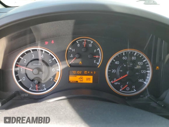 2015 Nissan Titan SE with VIN 1N6AA0ED5FN514397, listed as a Copart auction lot 58356325 with 70,102 mi miles and Salvage title. Bid and sale history available at DreamBid. Image 9.