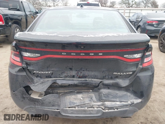 2013 Dodge Dart SXT with VIN 1C3CDFBA5DD107641, listed as a IAAI auction lot 41374161 with 163,847 mi miles. Bid and sale history available at carsss.com. Image 16.