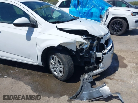 2016 Chevrolet Sonic LS with VIN 1G1JA6SH8G4109258, listed as a IAAI auction lot 41828834 with 95,222 mi miles and . Bid and sale history available at DreamBid. Image 6.