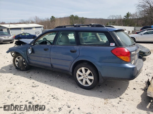 2006 Subaru Legacy Outback z VIN 4S4BP61C167316650, wystawiony jako Copart lot #53787325 z przebiegiem 110 047 mil mil oraz Nie do naprawy • Non repairable. Historia ofert i sprzedaży dostępna na DreamBid. Obrazek 2.