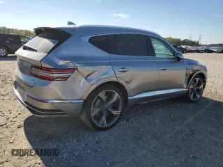 2025 Genesis GV80 Prestige with VIN KMUHEESC2SU213789, listed as a Copart auction lot 80718504 with 6,644 mi miles and Salvage Title. Bid and sale history available at DreamBid. Image 3.