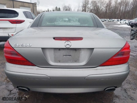 2005 Mercedes-Benz SL-Class 5.0L with VIN WDBSK75F35F099084, listed as a IAAI auction lot 41715942 with 114,880 mi miles. Bid and sale history available at carsss.com. Image 16.