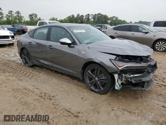 2024 Acura Integra w/A-Spec Technology Package with VIN 19UDE4H65RA026718, listed as a Copart auction lot 54775195 with 5,077 mi miles and Salvage Title. Bid and sale history available at carsss.com. Image 4.