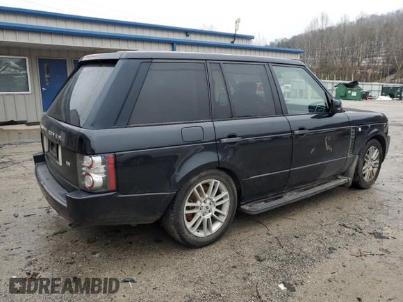 2011 Land Rover Range Rover HSE with VIN SALME1D45BA358416, listed as a Copart auction lot 44699005 with 105,737 mi miles and Salvage title. Bid and sale history available at DreamBid. Image 3.