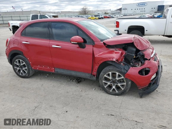 2018 FIAT 500X Urbana Edition with VIN ZFBCFXCB3JP721118, listed as a Copart auction lot 87280004 with 104,752 mi miles and Clean Title. Bid and sale history available at carsss.com. Image 4.