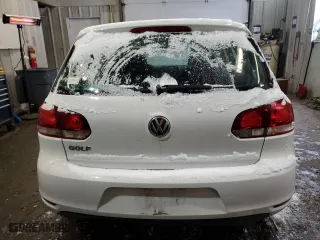 2010 Volkswagen Golf with VIN WVWDB7AJ6AW311863, listed as a Copart auction lot 43123705 with 121,550 mi miles and Salvage Title. Bid and sale history available at carsss.com. Image 6.