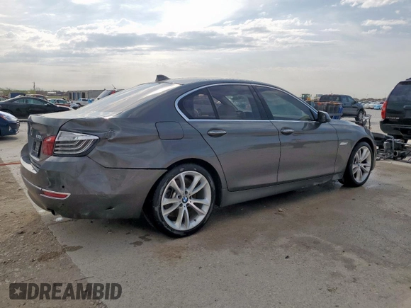 2014 BMW 5 Series 535i with VIN WBA5B1C5XED480073, listed as a Copart auction lot 50548555 with 101,179 mi miles and Clean Title. Bid and sale history available at carsss.com. Image 3.
