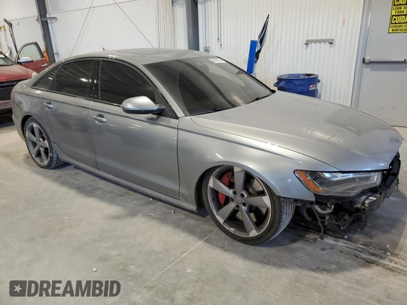 2015 Audi S6 Prestige with VIN WAUF2AFC7FN005779, listed as a Copart auction lot 86597504 with 103,980 mi miles and Salvage Title. Bid and sale history available at carsss.com. Image 4.
