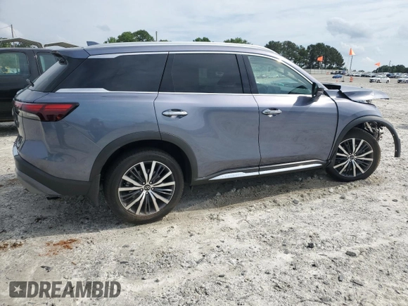 2023 Infiniti QX60 Sensory с VIN 5N1DL1GRXPC345351, выставлен на аукционе Copart как лот 54872255 с пробегом 77 392 миль миль и Списание • Salvage title. История ставок и продаж доступна на DreamBid. Изображение 3.