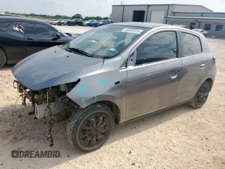 2021 Mitsubishi Mirage ES with VIN ML32AUHJ0MH002478, listed as a Copart auction lot 58589125 with Not provided miles and Salvage title. Bid and sale history available at DreamBid. Image 1.