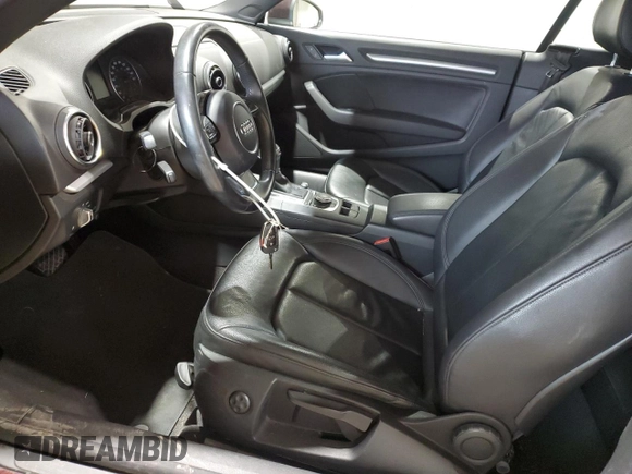 2015 Audi A3 1.8T Premium with VIN WAU6CLFF0F1083654, listed as a Copart auction lot 46151105 with 38,780 mi miles and Salvage Title. Bid and sale history available at carsss.com. Image 7.