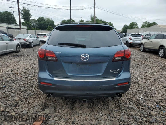 2014 Mazda CX-9 Touring with VIN JM3TB3CV9E0438479, listed as a Copart auction lot 60099695 with 113,083 mi miles and Clean title. Bid and sale history available at DreamBid. Image 6.
