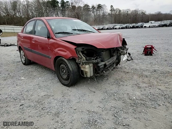 2009 Kia Rio SX with VIN KNADE223696556777, listed as a Copart auction lot 47253505 with 0 mi miles and Salvage Title. Bid and sale history available at carsss.com. Image 10.
