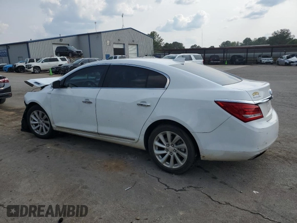 2016 Buick LaCrosse Leather with VIN 1G4GB5G39GF169779, listed as a Copart auction lot 58906245 with 140,639 mi miles and Salvage title. Bid and sale history available at DreamBid. Image 2.